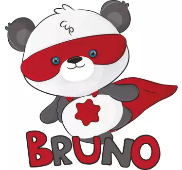 Personalizowana koszulka Superpanda - TenStickers
