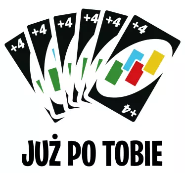 Koszulka uno t-shirt - TenStickers