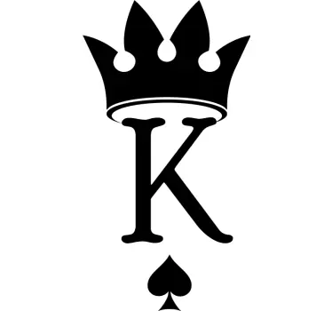 Bluza dla par Król i Królowa kart - TenStickers