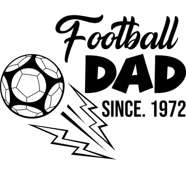 Koszulka dla taty Tata futbolu - TenStickers