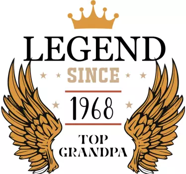 Koszulka z imieniem Legenda i dziedzictwo - TenStickers