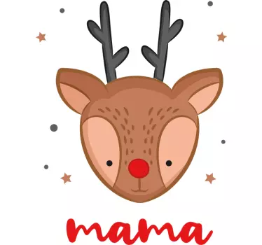 Bluza świąteczna z reniferem - TenStickers