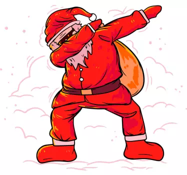 Bluza świąteczna dab Świętego mikołaja - TenStickers