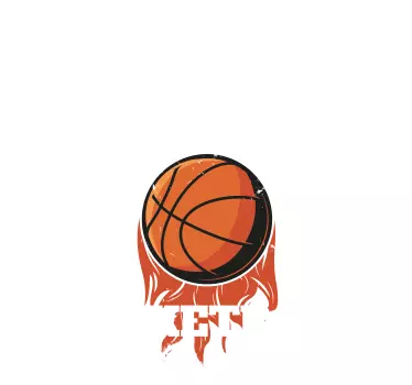 Koszulka koszykówka to moja gra - TenStickers
