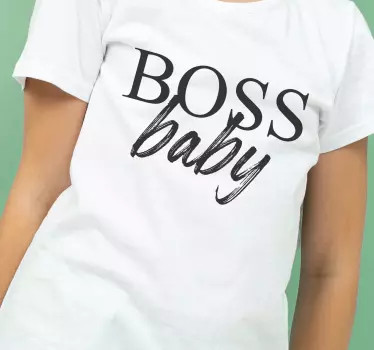 Koszulka damska Boss Lady Szefowa - TenStickers