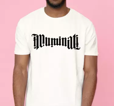 Koszulka Ambigram iluminatów - TenStickers