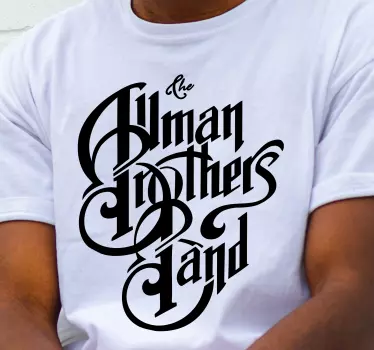 Koszulka Camiseta allman bracia - TenStickers