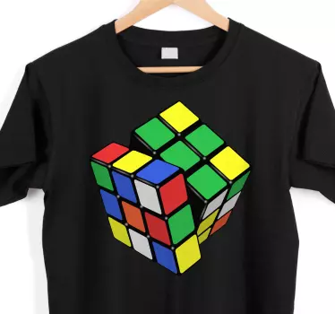 Koszulka Camiseta cubo rubik - TenStickers