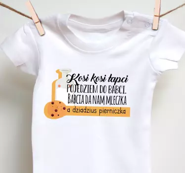 Koszulka dla dzieci „kosi kosi lapci” - TenStickers