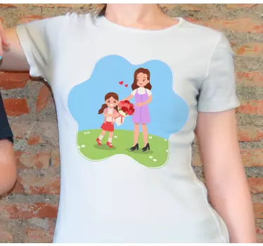 Koszulka dla mamy i córki miłość mamy i córki - TenStickers