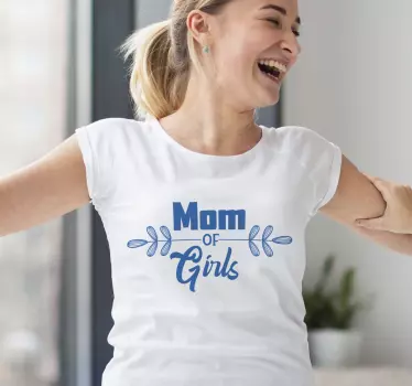 Koszulka dla mamy i córki radosny uśmiech mamy - TenStickers