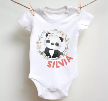 Koszulka dla niemowląt urocza panda - TenStickers