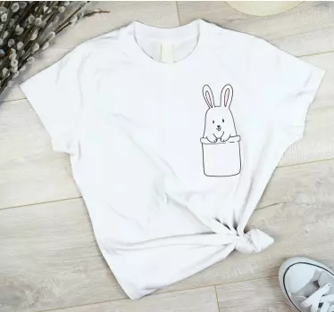 Koszulka dla niemowląt uroczy króliczek w pojemniku - TenStickers