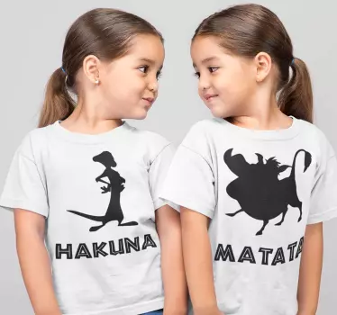 Koszulka dziecięca Hakuna Matata - TenStickers