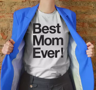 Koszulka dzień mamy Camiseta la mejor madre del mundo - TenStickers