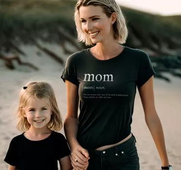 Koszulka dzień mamy Mama znaczy - TenStickers