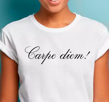 Koszulka inspiracja carpe diem - TenStickers