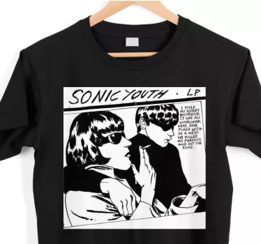 Koszulka sonic youth w stylu vintage - TenStickers