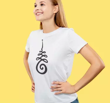 Koszulka Symbol unalome - TenStickers
