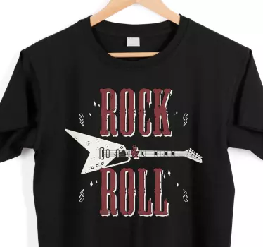Koszulka w stylu rock and roll - TenStickers