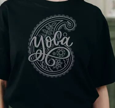Koszulka we wzór paisley arabska - TenStickers