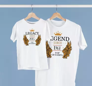 Koszulka z imieniem Legenda i dziedzictwo - TenStickers