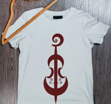 Koszulka z symbolem instrumentu muzycznego - TenStickers