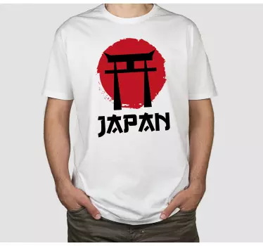 Koszulka z symbolem torii z japonii - TenStickers