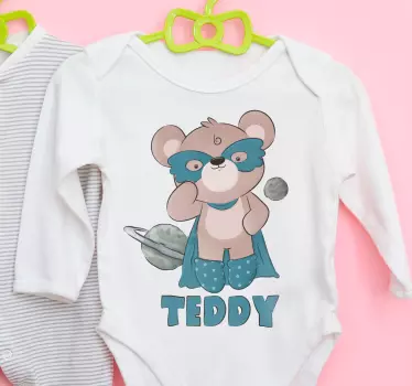 Personalizowana koszulka Niedźwiedź bohater - TenStickers
