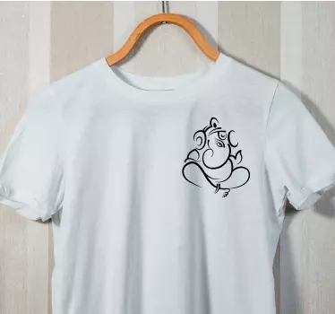 Personalizowana koszulka z eleganckim symbolem ganeszy - TenStickers