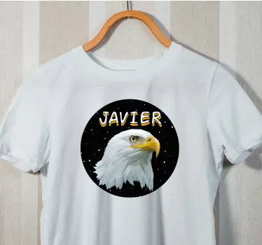 Personalizowana koszulka z głową orła javier - TenStickers