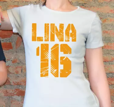 Personalizowana koszulka z wyraźnym imieniem - TenStickers