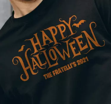 Spersonalizowana koszulka z okazji Halloween - TenStickers