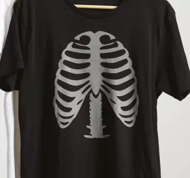 T-shirt ze szkieletem na Halloween - TenStickers