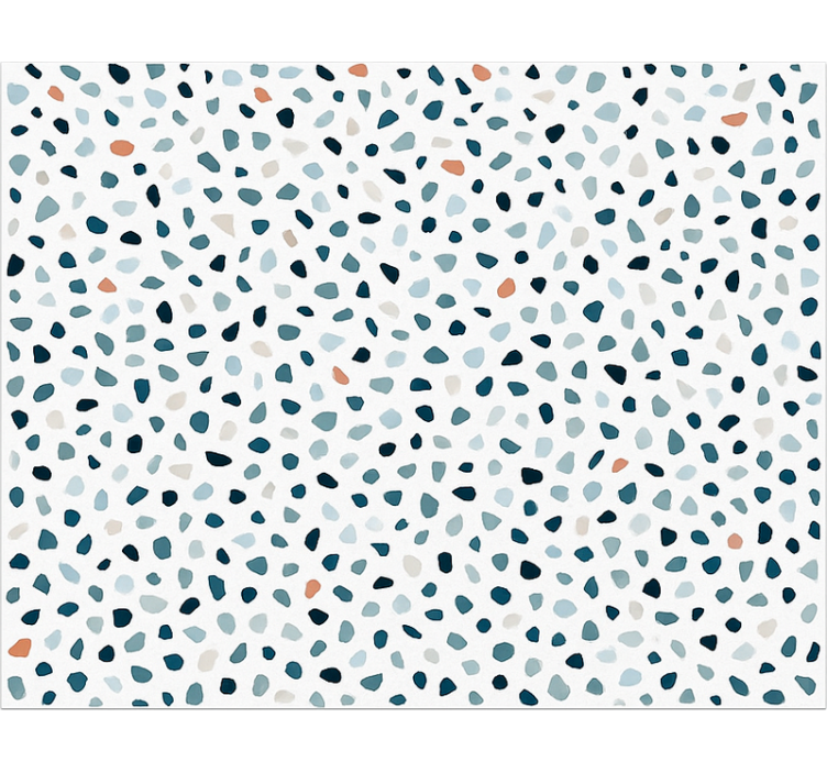 Dywan winylowy do kuchni małe kolorowe kamienie - TenStickers