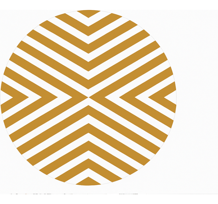 Dywan winylowy do jadalni wzór musztardowej jodełki - TenStickers