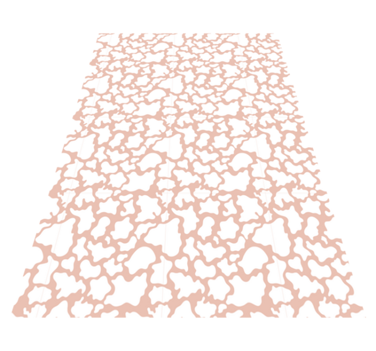 Dywan winylowy różowa krowa - TenStickers