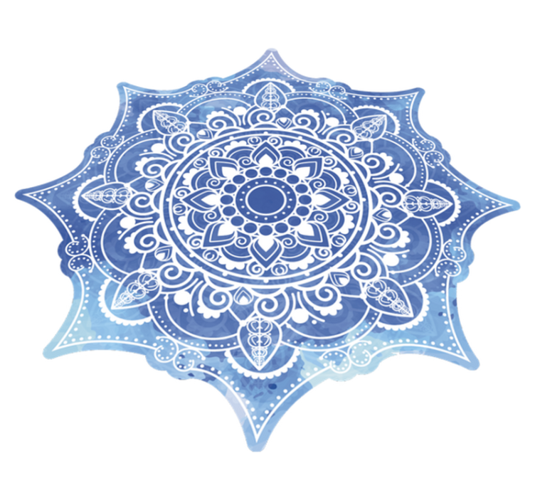 Dywan winylowy akwarelowa mandala - TenStickers