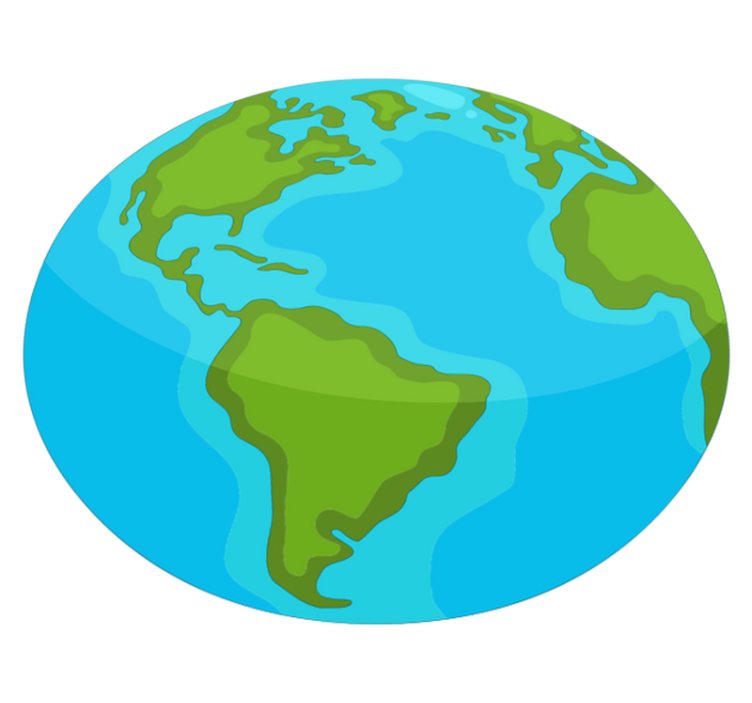 Dywan winylowy globus mapa świata - TenStickers