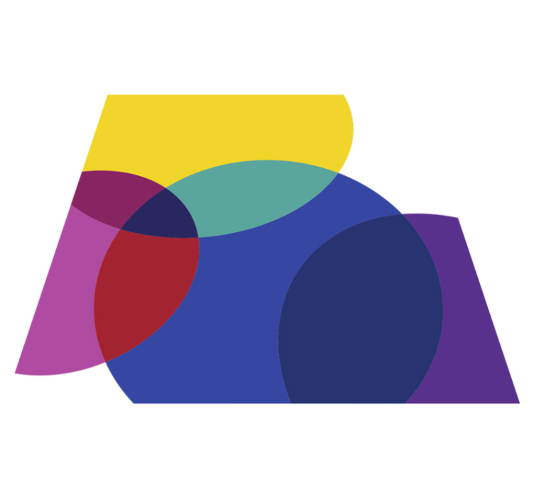 Kolorowy dywan minimalistyczny z winylu - TenStickers