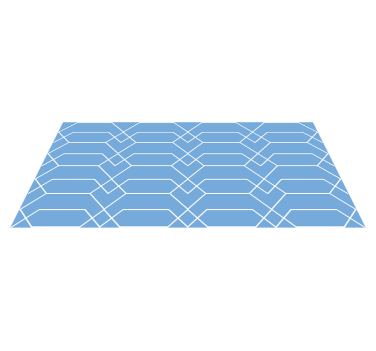 Figury sześciokątne geometryczne dywany - TenStickers