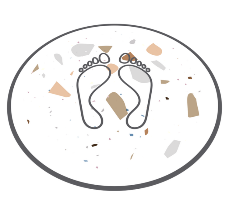 Podłogi łazienkowe z lastryko - TenStickers