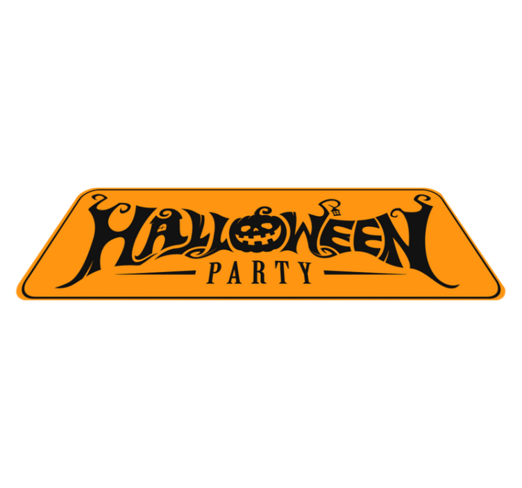 Dywan winylowy na halloween świąteczny baner halloween - TenStickers