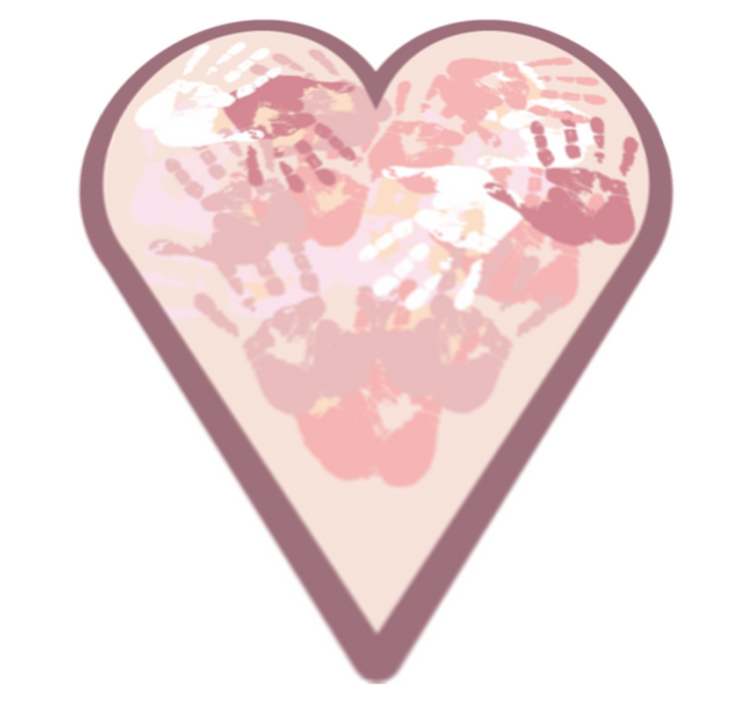 Dywan winylowy z imieniem spersonalizowane serce - TenStickers