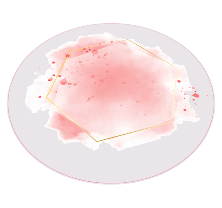 Minimalistyczny dywan winylowy abstrakcyjna akwarela - TenStickers