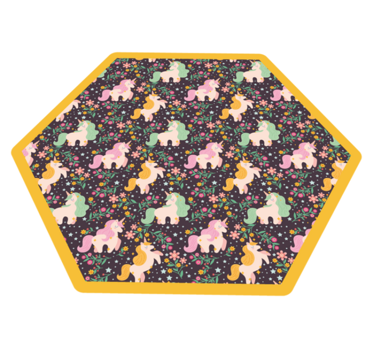 Dziecięcy dywan winylowy plac zabaw mitycznych stworzeń - TenStickers