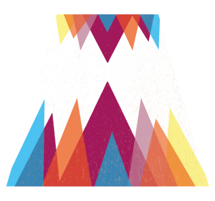 Kolorowy dywan nordic design - TenStickers