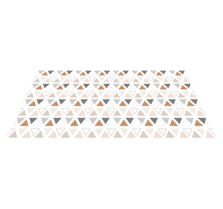Dywan winylowy wzór geometryczny trójkątny motyw - TenStickers