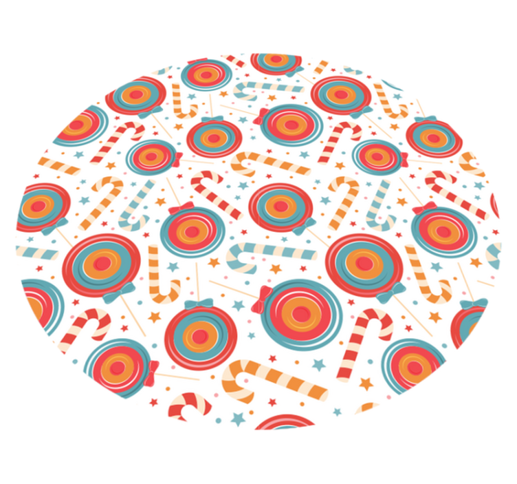 Dywan winylowy dla dzieci kolorowe słodycze - TenStickers