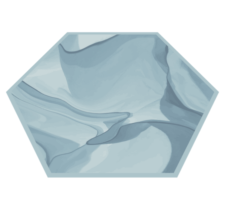 Dywan winylowy tekstura abstrakcyjne niebieskie fale - TenStickers